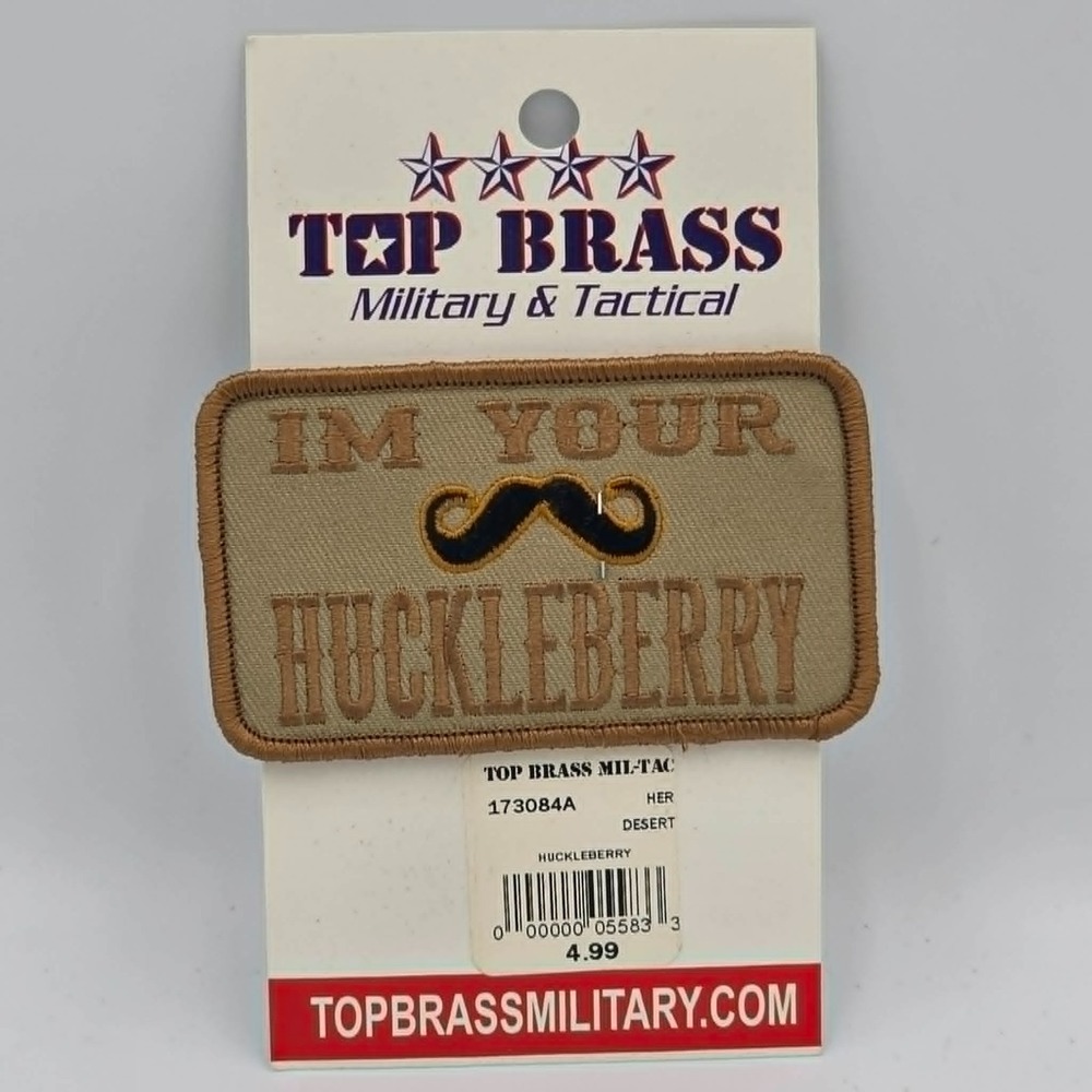 Im Your Huckleberry Tombstone Doc Holliday Fun Tactical Morale Patch